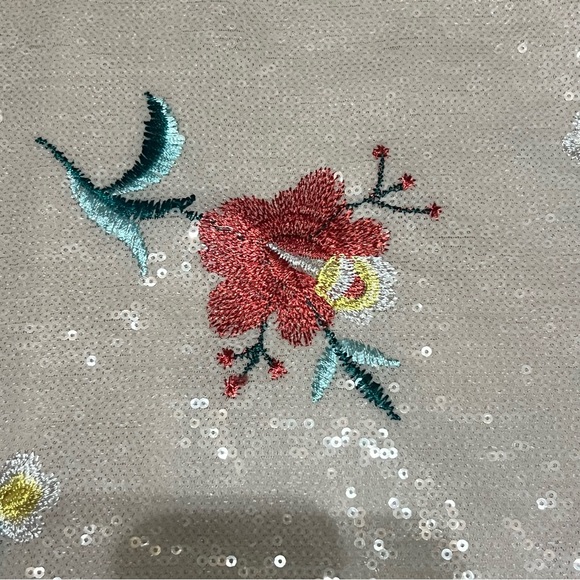 Ecre Sequin Sleeveless Top Size Large Great Condition - Picture 8 of 9